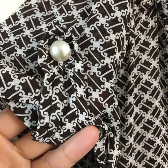 SOLD Vintage Dress 1950s 1940s Fit Flare - Picture 3 of 5